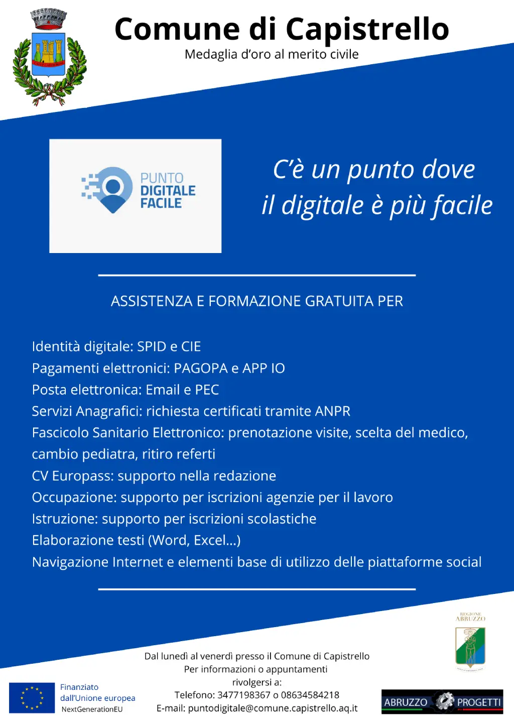 PUNTO DIGITALE FACILE - C' un punto dove il digitale  facile